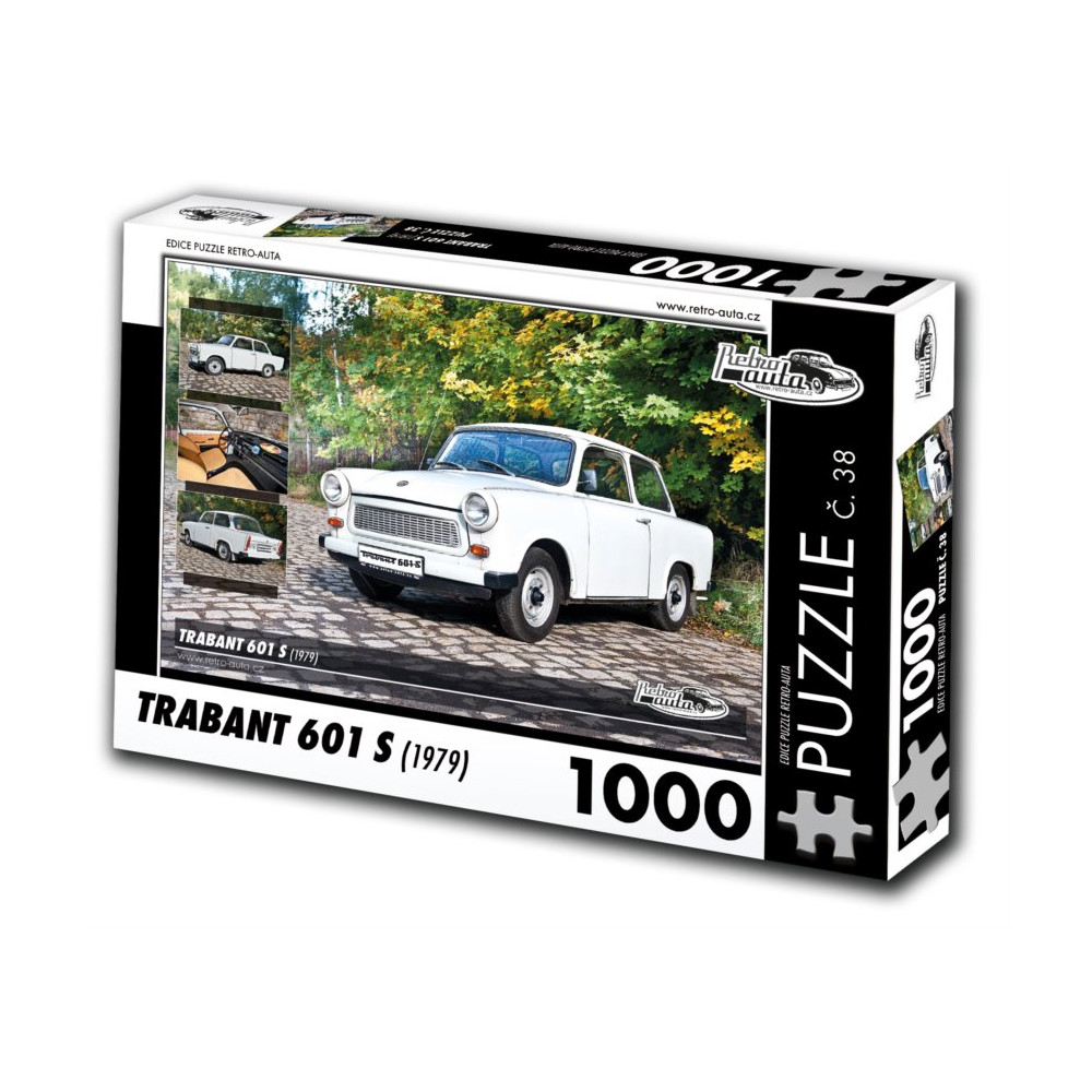 RETRO-AUTA Puzzle č. 38 Trabant 601 S (1979) 1000 dílků
