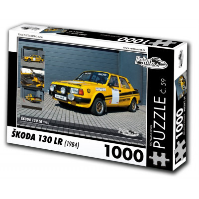 RETRO-AUTA Puzzle č. 59 Škoda 130 LR (1984) 1000 dílků