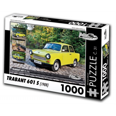 RETRO-AUTA Puzzle č. 31 Trabant 601 S (1988) 1000 dílků