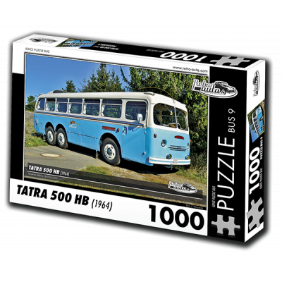 RETRO-AUTA Puzzle BUS č. 9 Tatra 500 HB (1964) 1000 dílků