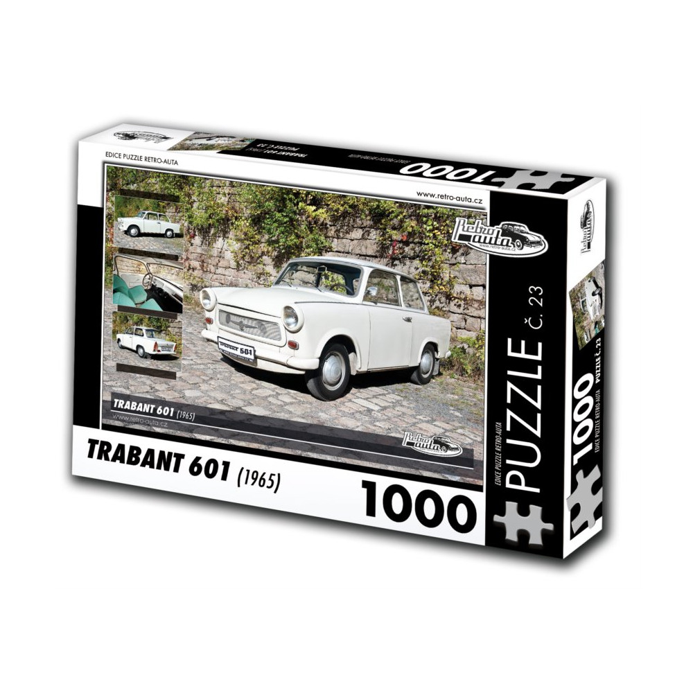 RETRO-AUTA Puzzle č. 23 Trabant 601 (1965) 1000 dílků