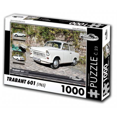 RETRO-AUTA Puzzle č. 23 Trabant 601 (1965) 1000 dílků
