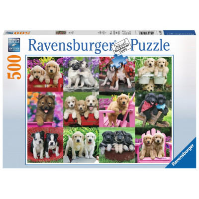 RAVENSBURGER Puzzle Psí kamarádi 500 dílků