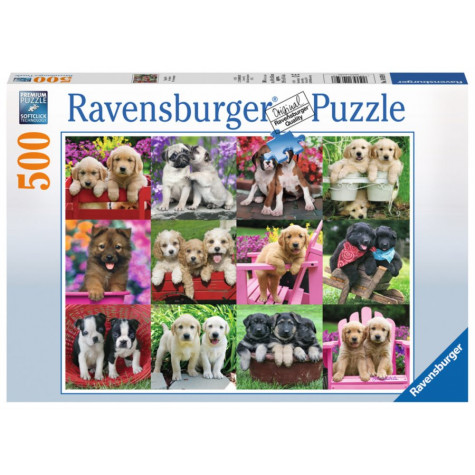 RAVENSBURGER Puzzle Psí kamarádi 500 dílků