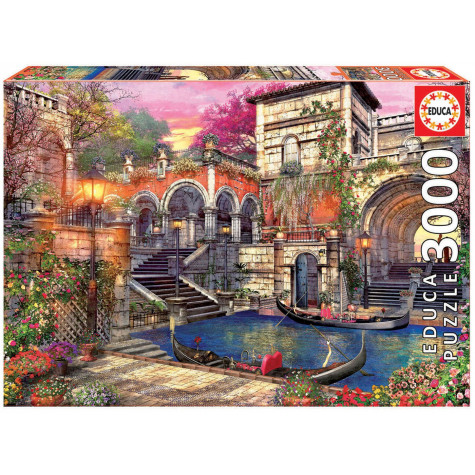 EDUCA Puzzle Námluvy v Benátkách 3000 dílků ~ 1