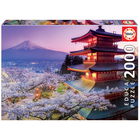 EDUCA Puzzle Hora Fudži, Japonsko 2000 dílků ~ 1