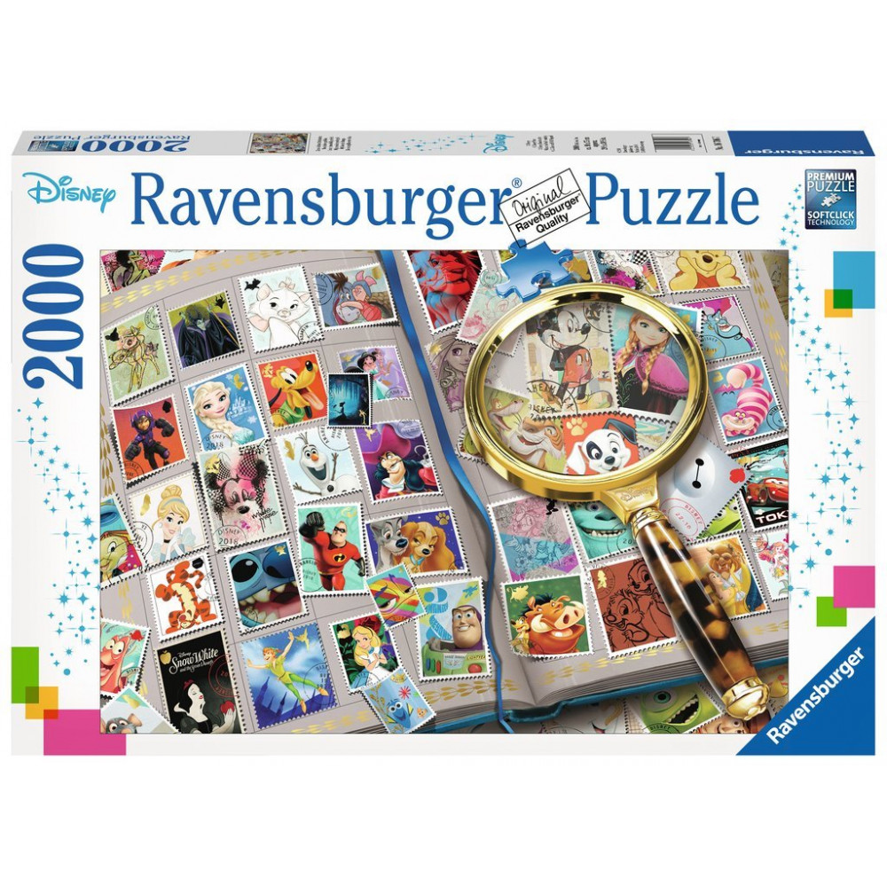 RAVENSBURGER Puzzle Disney: Moje oblíbené známky 2000 dílků