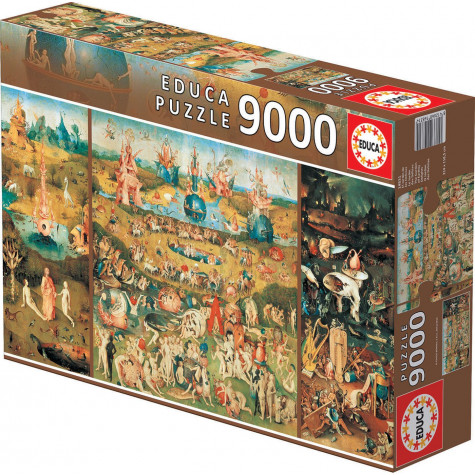 EDUCA Puzzle Zahrada pozemských rozkoší 9000 dílků ~ 1