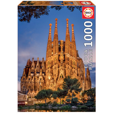 EDUCA Puzzle Sagrada Familia, Barcelona (Španělsko) 1000 dílků