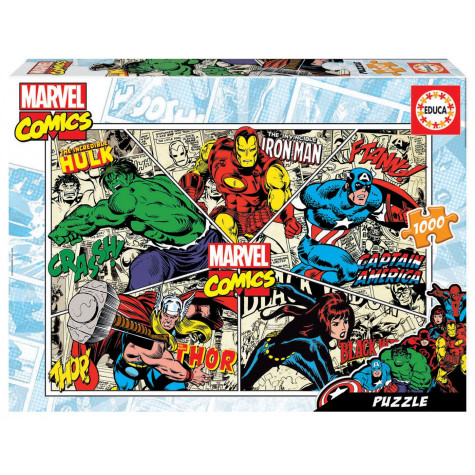EDUCA Puzzle Marvel komiks 1000 dílků ~ 1