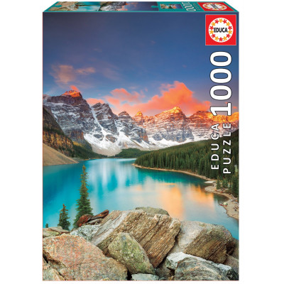 EDUCA Puzzle Jezero Moraine, Kanada 1000 dílků