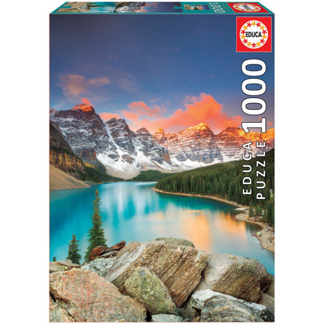 EDUCA Puzzle Jezero Moraine, Kanada 1000 dílků