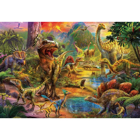 EDUCA Puzzle Území dinosaurů 1000 dílků