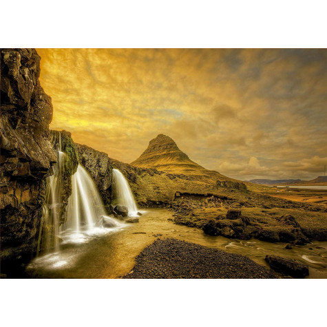 EDUCA Puzzle Vodopád Kirkjufell, Island 1000 dílků ~ 2