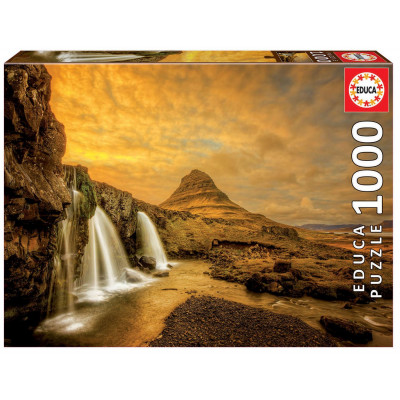 EDUCA Puzzle Vodopád Kirkjufell, Island 1000 dílků