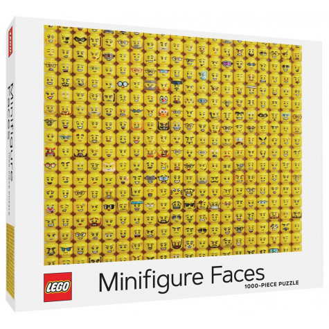 Puzzle LEGO® Minifigure Faces 1000 dílků