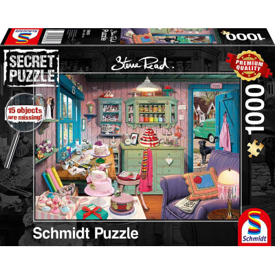 SCHMIDT Secret puzzle Babiččin pokoj 1000 dílků