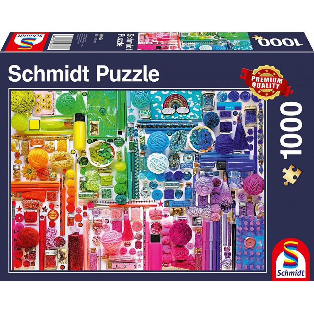 SCHMIDT Puzzle Barvy duhy 1000 dílků