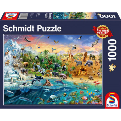 SCHMIDT Puzzle Království zvířat 1000 dílků