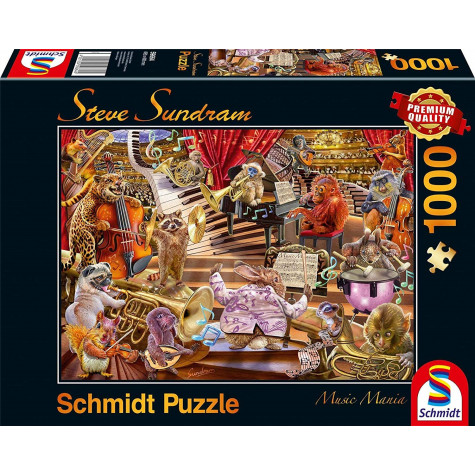 SCHMIDT Puzzle Hudební mánie 1000 dílků