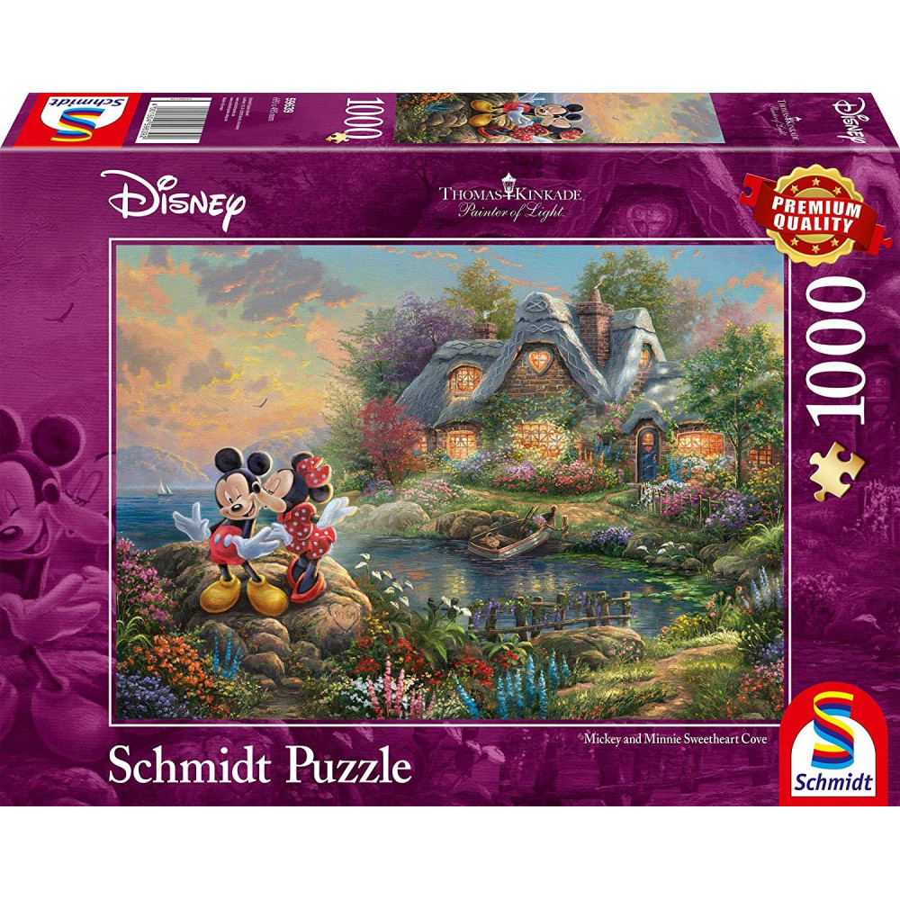 SCHMIDT Puzzle Miláčci Mickey a Minnie 1000 dílků