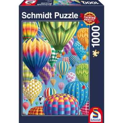 SCHMIDT Puzzle Nebe plné balónů 1000 dílků