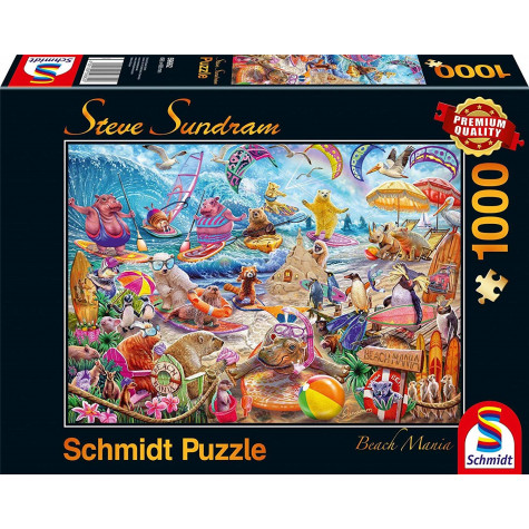 SCHMIDT Puzzle Plážová mánie 1000 dílků ~ 1
