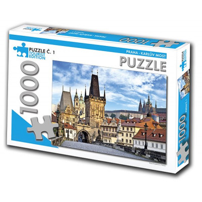 TOURIST EDITION Puzzle Praha - Karlův most 1000 dílků (č.1)