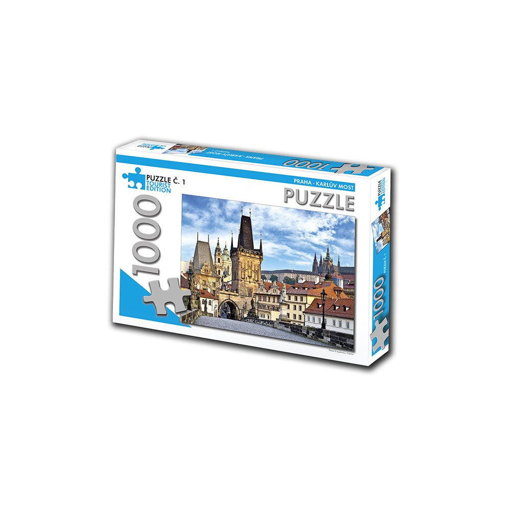 TOURIST EDITION Puzzle Praha - Karlův most 1000 dílků (č.1)