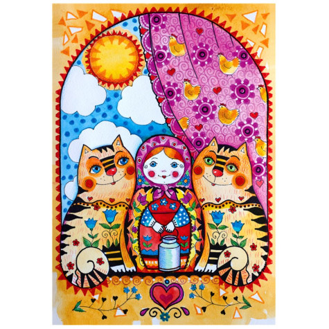ANATOLIAN Puzzle Matryoshka 500 dílků ~ 2