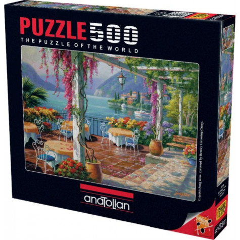 ANATOLIAN Puzzle Terasa s vistáriemi 500 dílků ~ 1