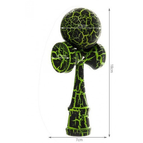 Kendama - venkovní hra - zelená ~ 4