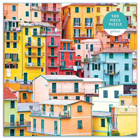 GALISON Čtvercové puzzle Pozdrav z Cinque Terre 500 dílků