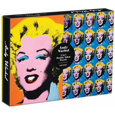 GALISON Oboustranné puzzle Andy Warhol Marylin 500 dílků