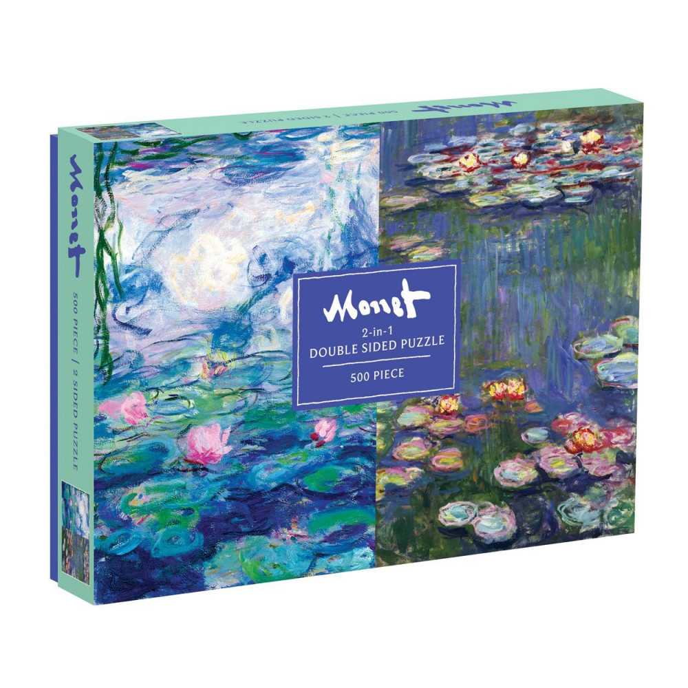 GALISON Oboustranné puzzle Monet 500 dílků