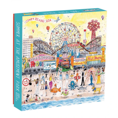 GALISON Čtvercové puzzle Léto v zábavním parku 500 dílků