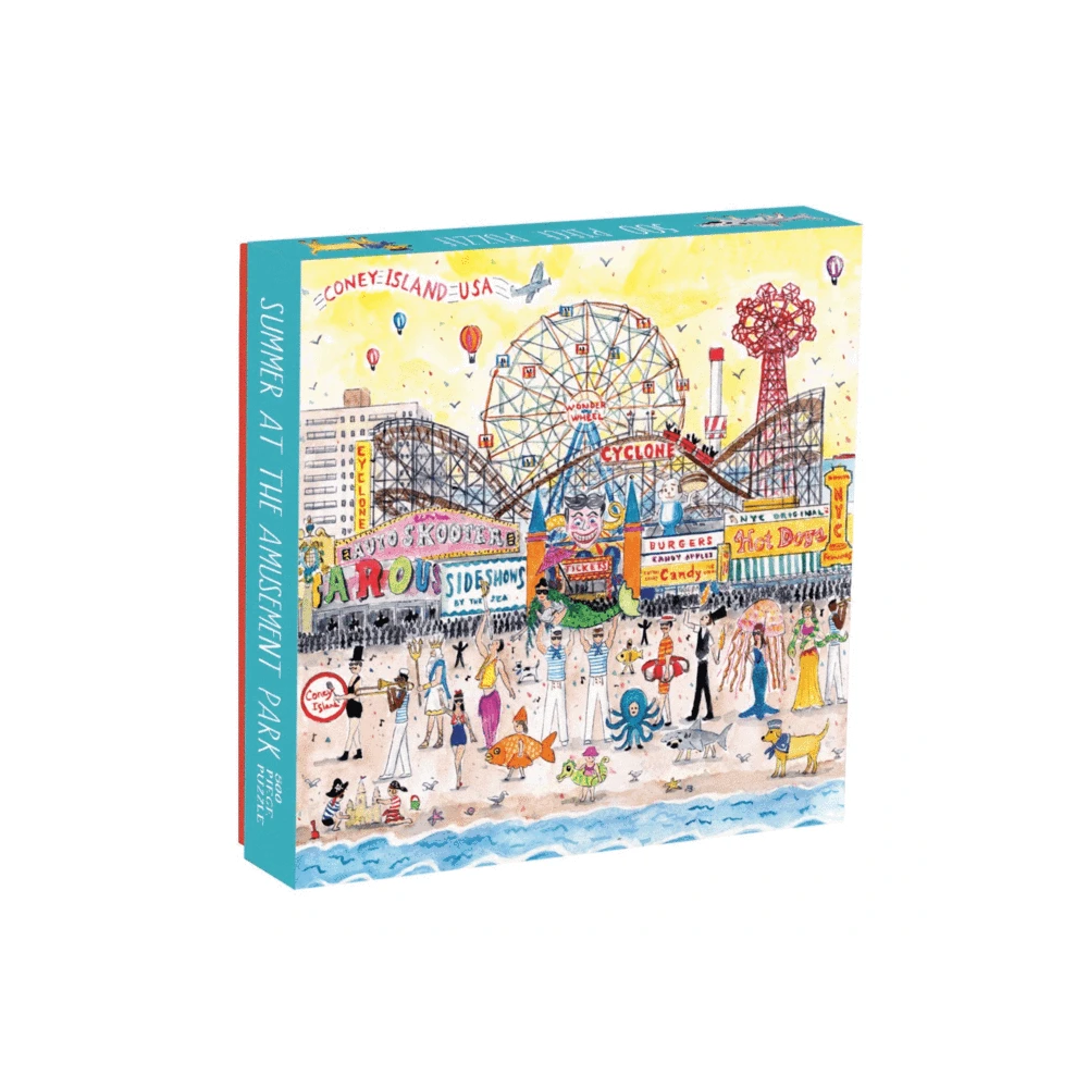 GALISON Čtvercové puzzle Léto v zábavním parku 500 dílků
