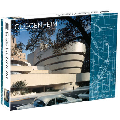 GALISON Oboustranné puzzle Frank Lloyd Wright Guggenheim 500 dílků