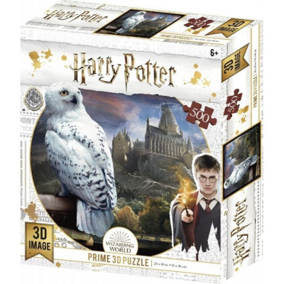 PRIME 3D Puzzle Harry Potter: Hedvika 3D 500 dílků