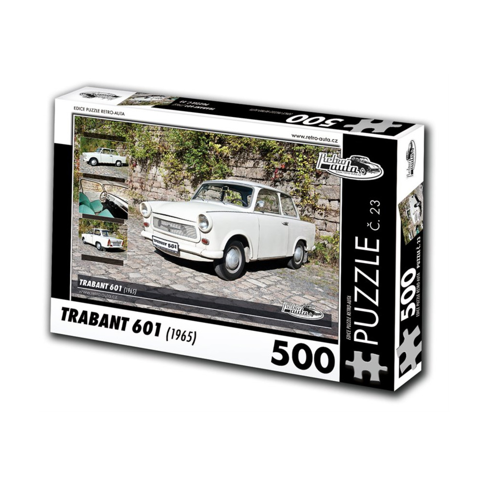 RETRO-AUTA Puzzle č. 23 Trabant 601 (1965) 500 dílků
