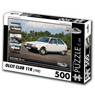 RETRO-AUTA Puzzle č. 64 Oltcit Club 11R (1988) 500 dílků