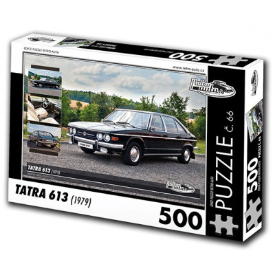 RETRO-AUTA Puzzle č. 66 Tatra 613 (1979) 500 dílků