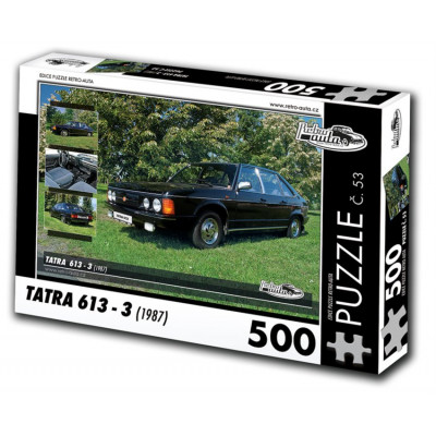 RETRO-AUTA Puzzle č. 53 Tatra 613-3 (1987) 500 dílků