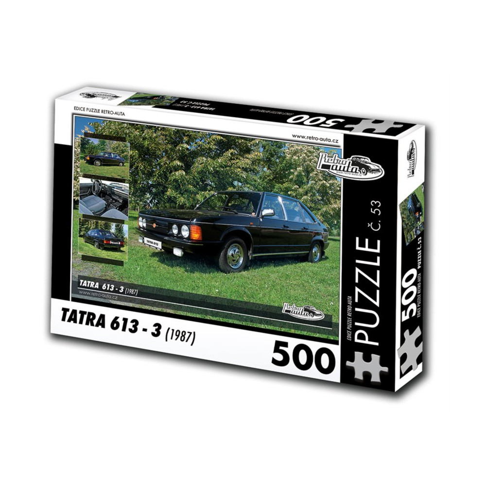 RETRO-AUTA Puzzle č. 53 Tatra 613-3 (1987) 500 dílků