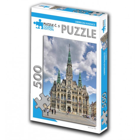 TOURIST EDITION Puzzle Liberecká radnice 500 dílků (č.5)