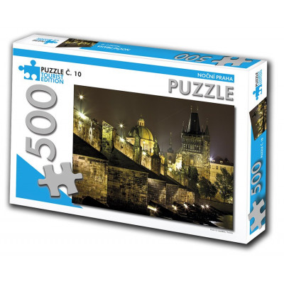 TOURIST EDITION Puzzle Noční Praha 500 dílků (č.10)