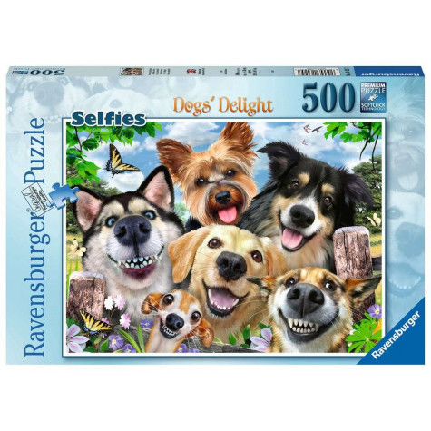 RAVENSBURGER Puzzle Psí radost 500 dílků ~ 1