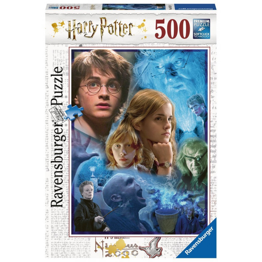 RAVENSBURGER Puzzle Harry Potter a Ohnivý pohár 500 dílků