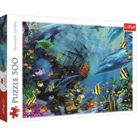 TREFL Puzzle Ukrytý poklad 500 dílků ~ 1