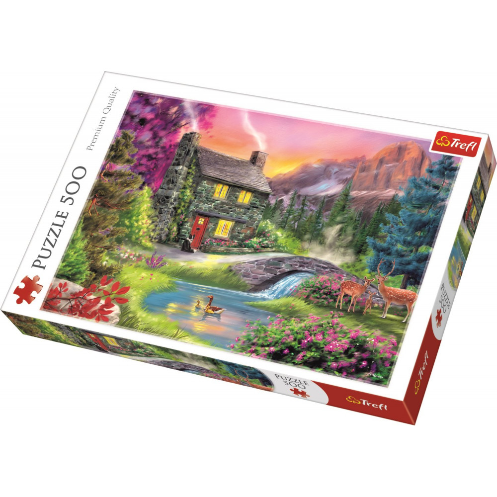 TREFL Puzzle Horská idylka 500 dílků